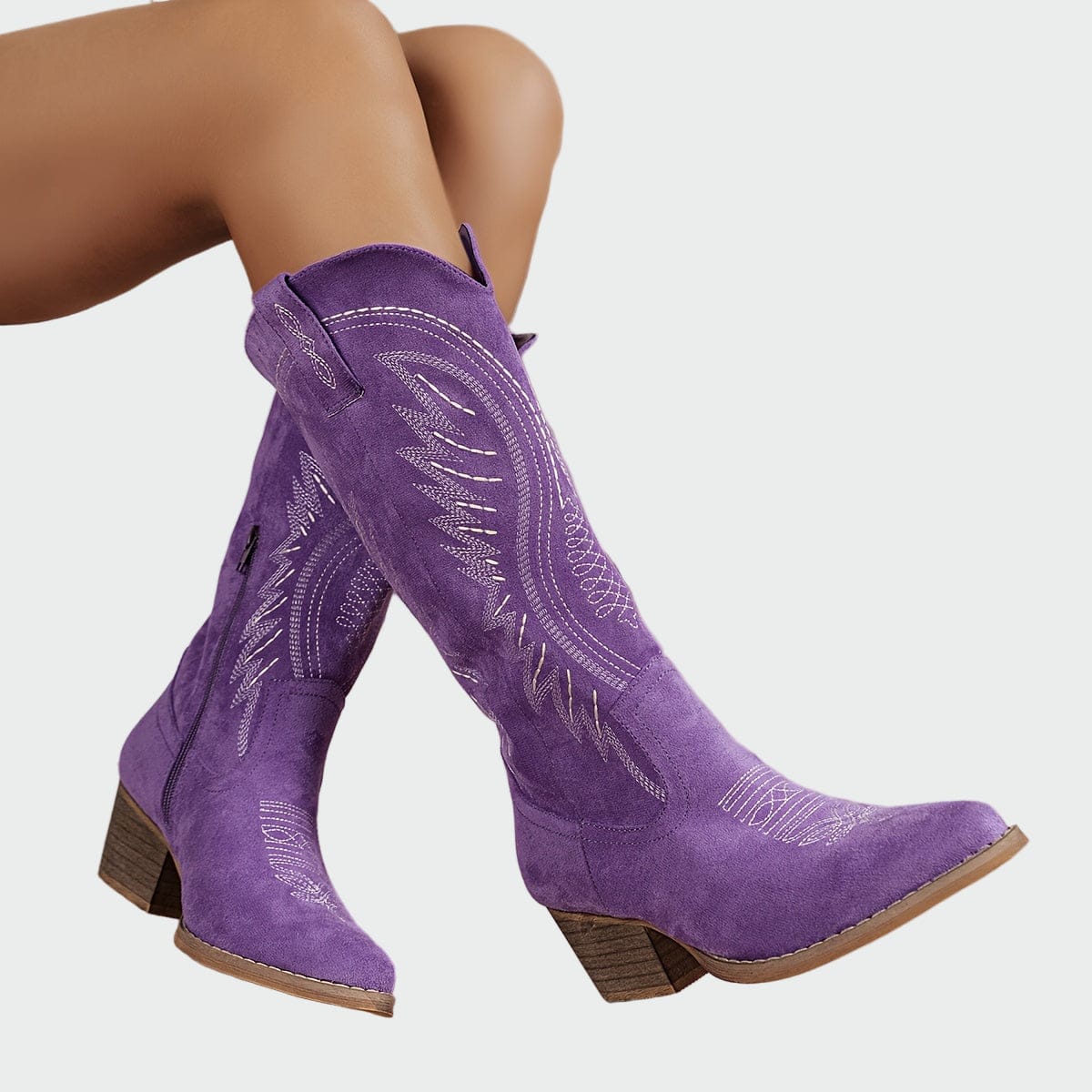 Divatos hímzett cowboy csizma