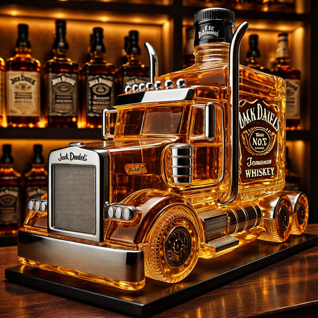 Whisky Üveg - Félpótkocsi