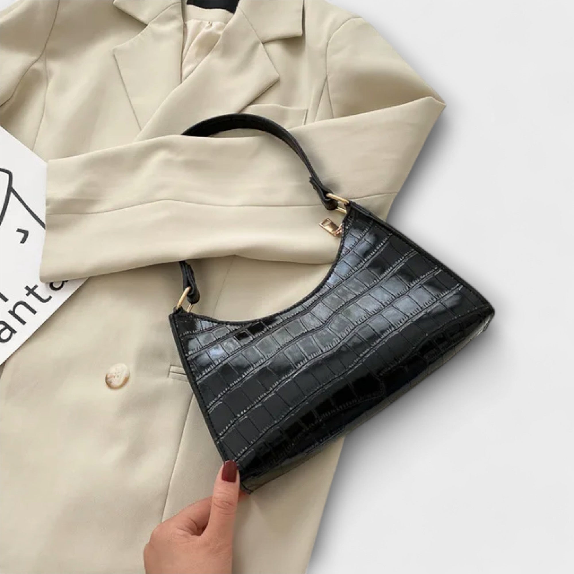 Gianna Boutique - Fényes Bőr Táska
