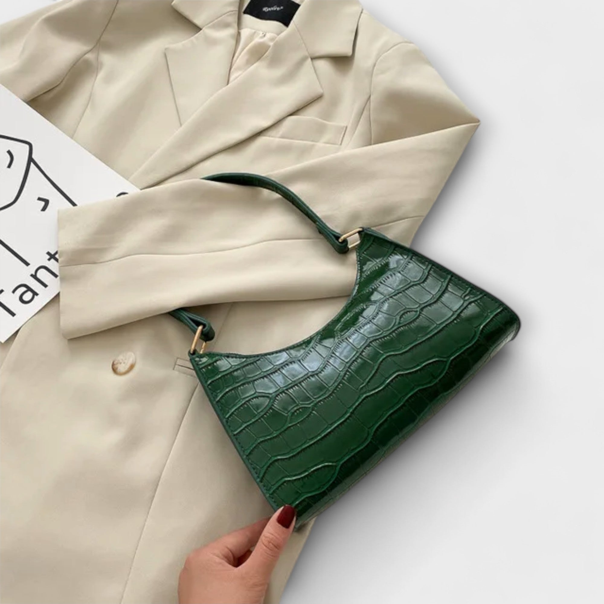 Gianna Boutique - Fényes Bőr Táska