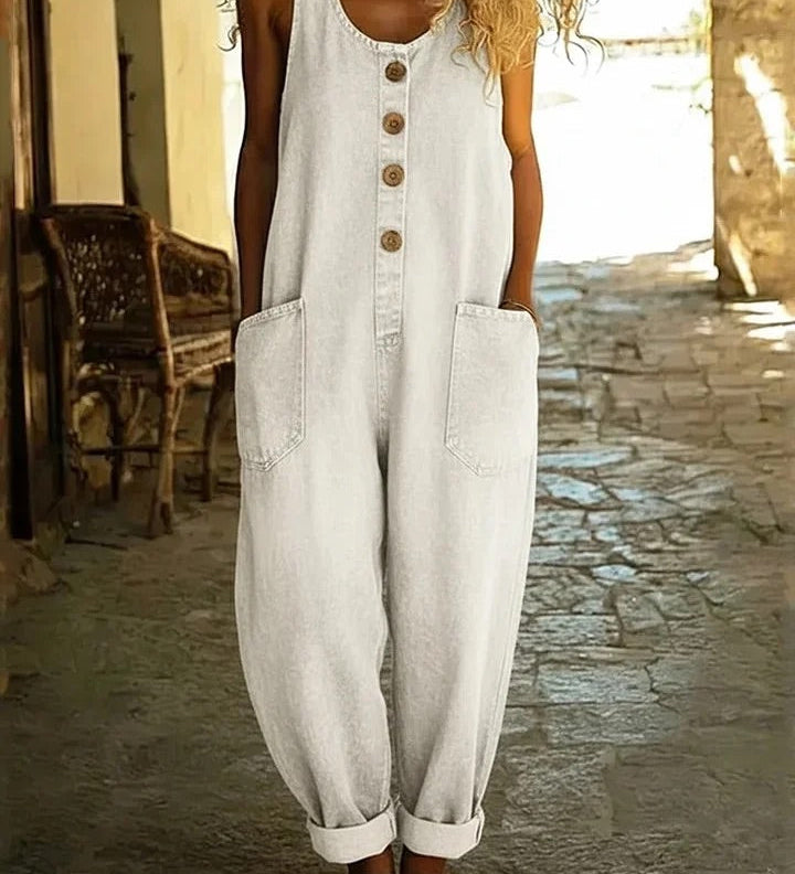 Ruth | Vintage Mosott Denim Kötött Nadrág