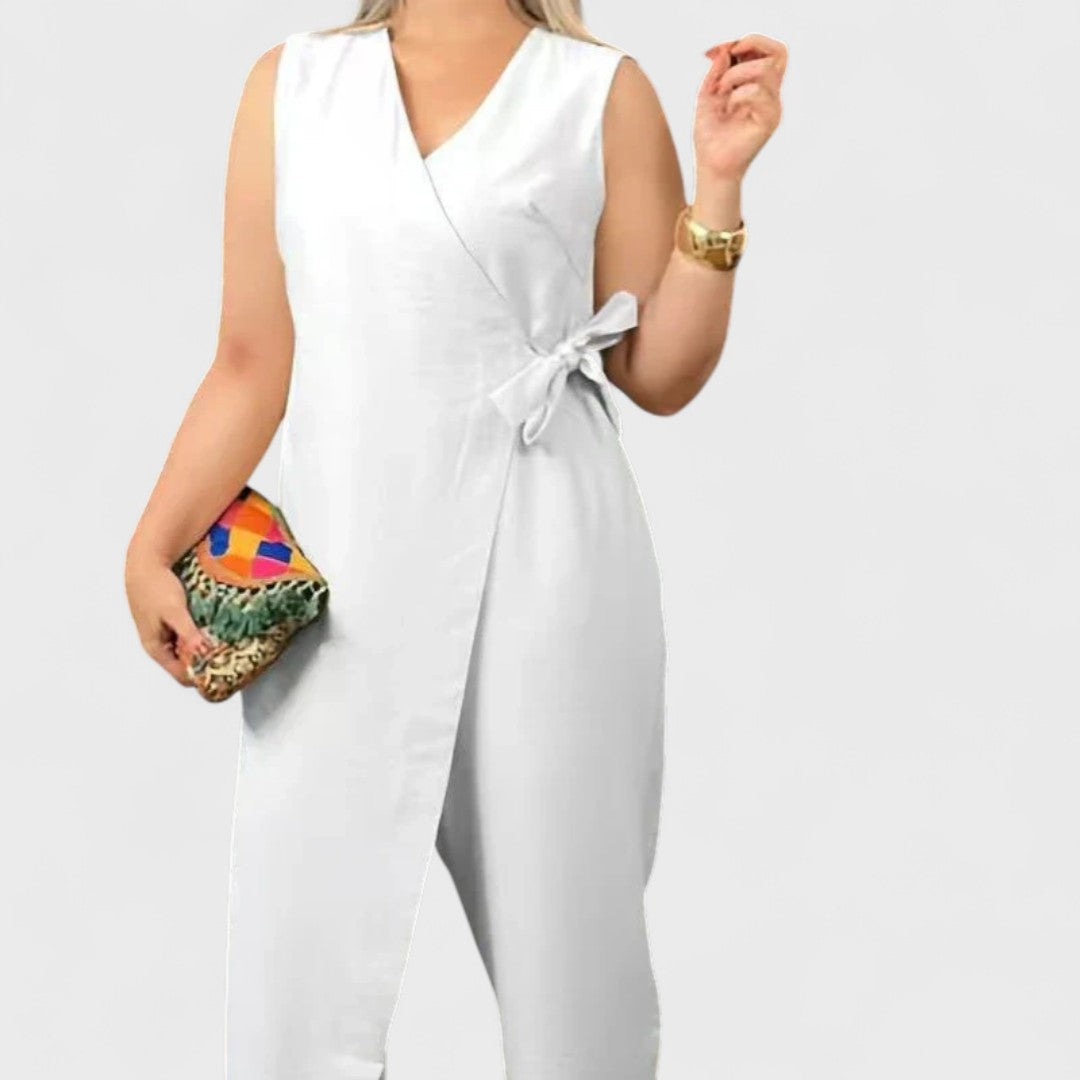Inès - Elegáns V-nyakú overall