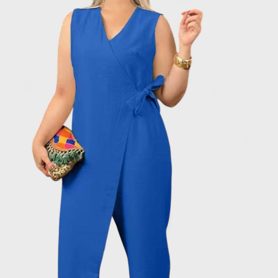 Inès - Elegáns V-nyakú overall